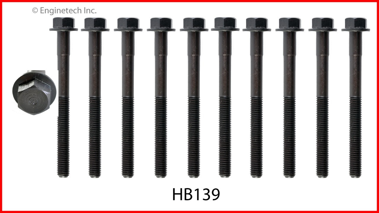 1994 Toyota Tercel 1.5L Engine Cylinder Head Bolt Set HB139.P6