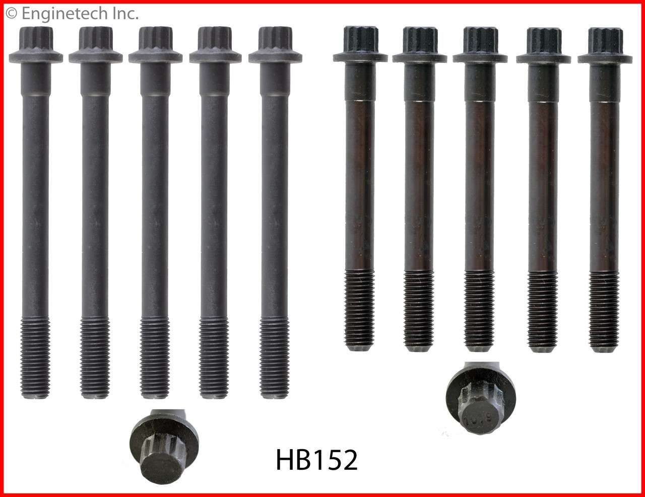 1988 Toyota MR2 1.6L Engine Cylinder Head Bolt Set HB152.P7