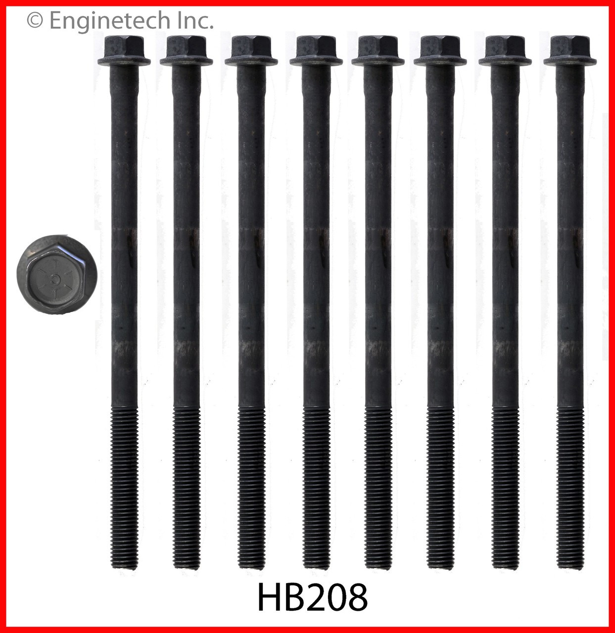 1996 Chrysler LHS 3.5L Engine Cylinder Head Bolt Set HB208.P12