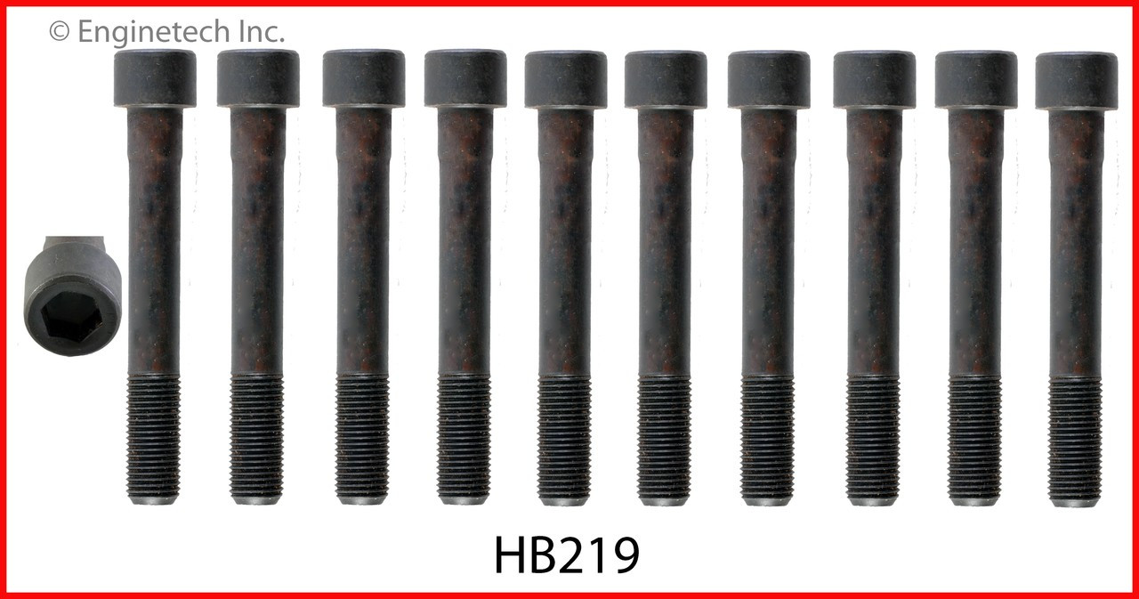 1992 Plymouth Laser 2.0L Engine Cylinder Head Bolt Set HB219.P22