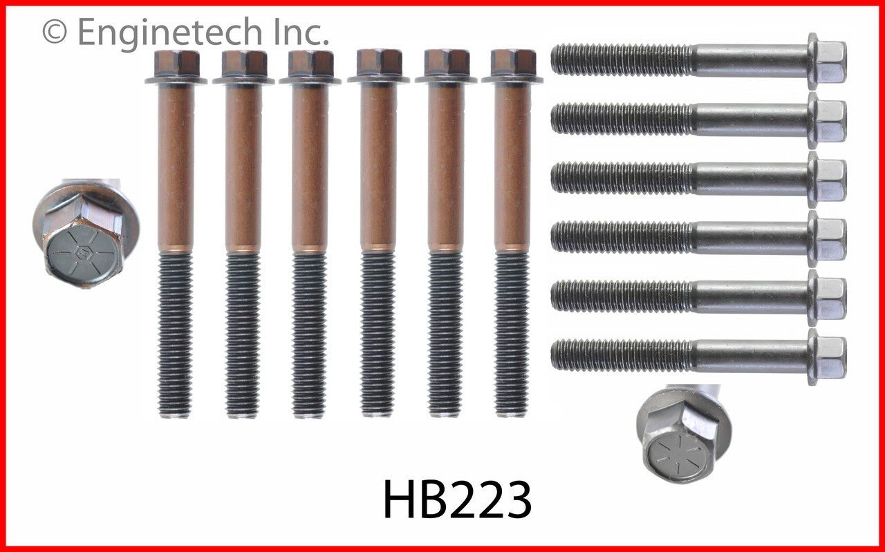 1999 Dodge Ram 3500 8.0L Engine Cylinder Head Bolt Set HB223.P12