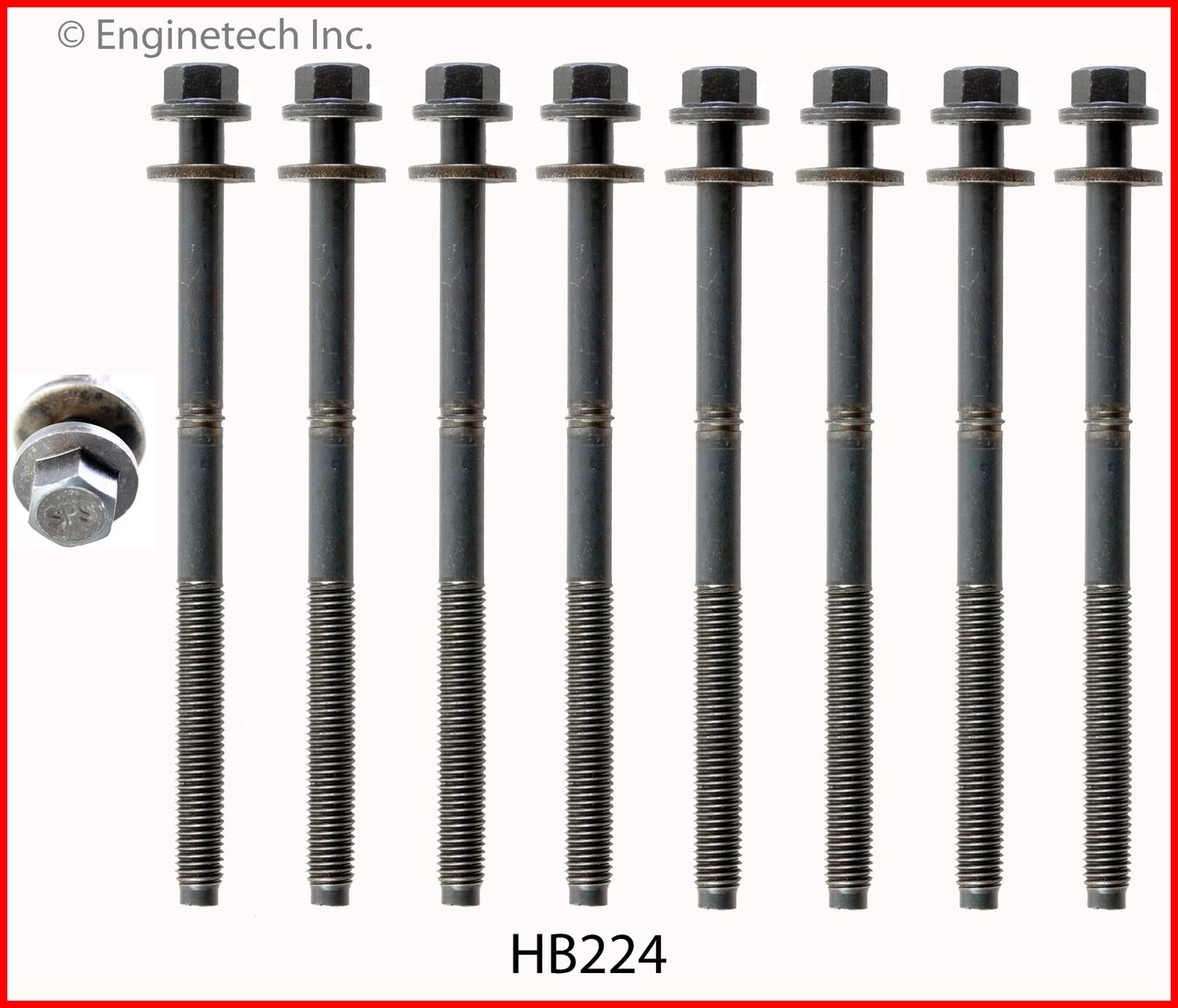 2006 Lincoln Zephyr 3.0L Engine Cylinder Head Bolt Set HB224.P68