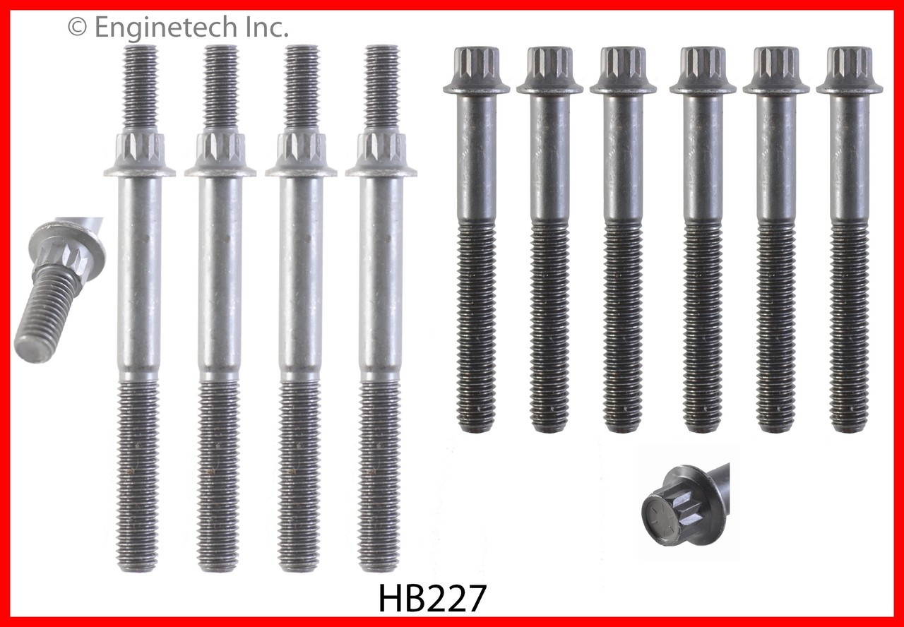 1999 Jeep TJ 2.5L Engine Cylinder Head Bolt Set HB227.P11