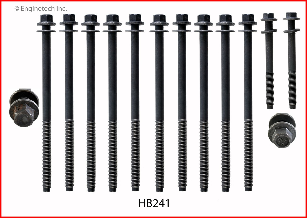2002 Lincoln LS 3.9L Engine Cylinder Head Bolt Set HB241.P4