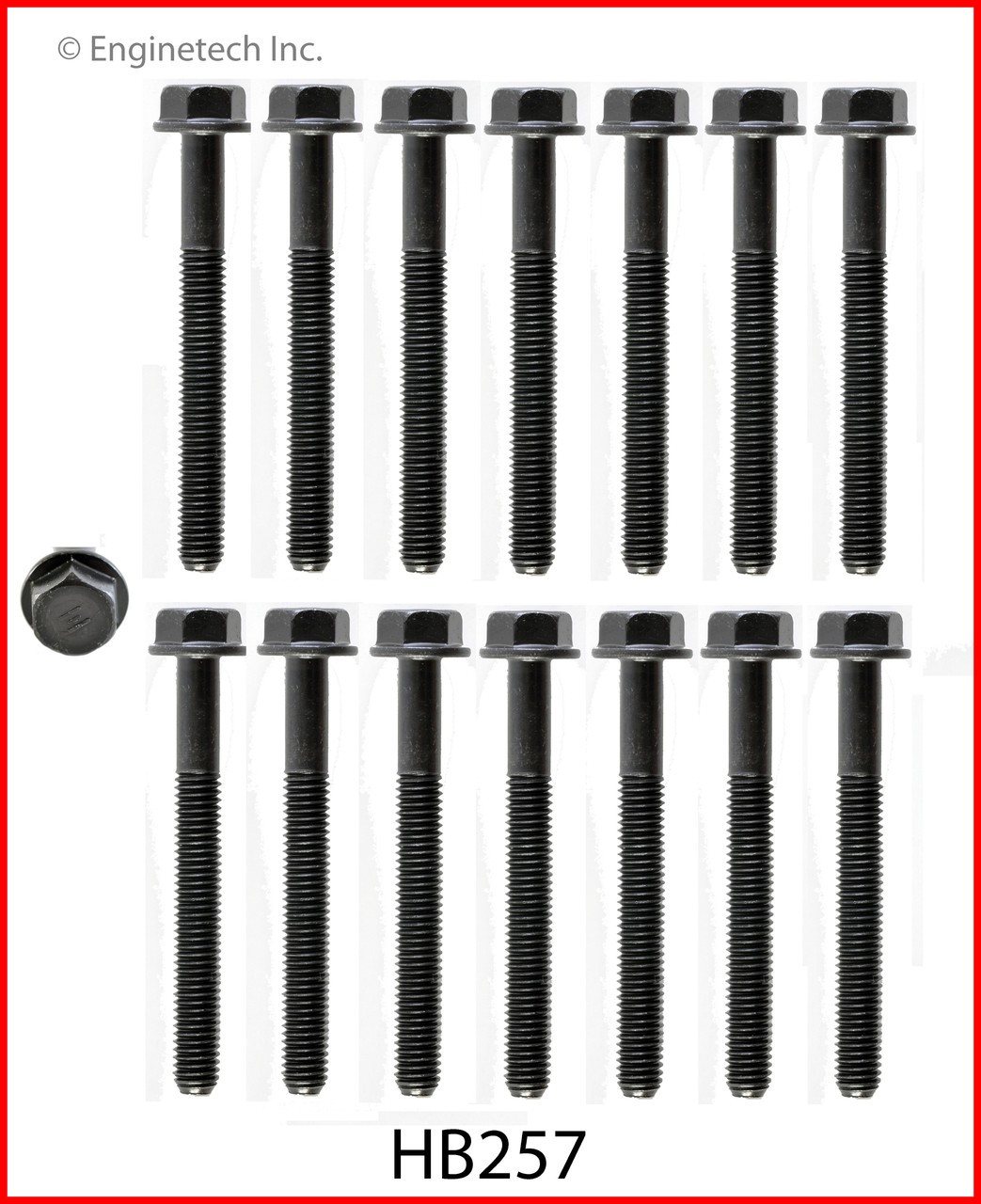 1994 Ford F-350 4.9L Engine Cylinder Head Bolt Set HB257.P14
