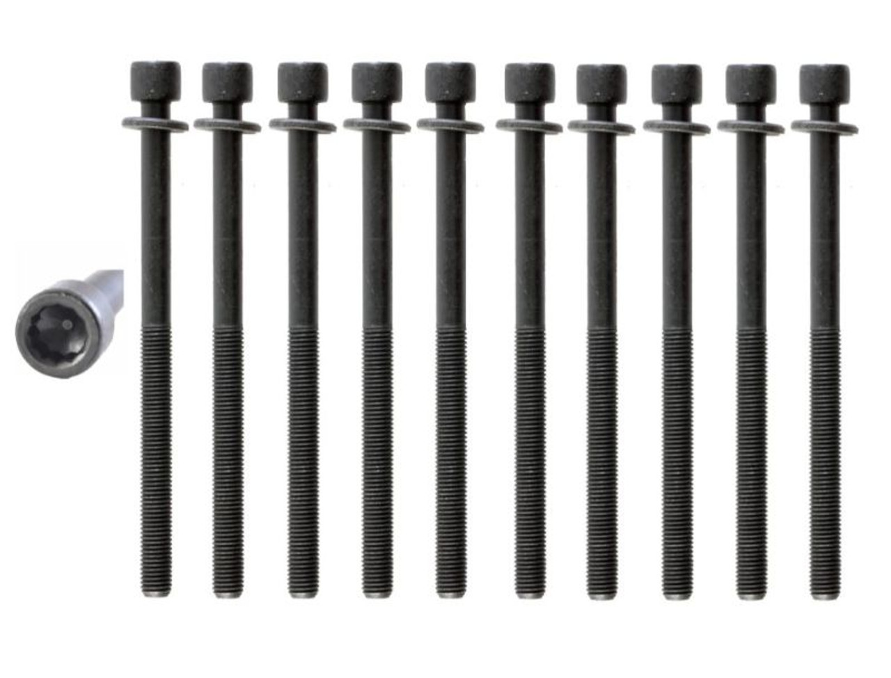 2011 Dodge Caliber 2.0L Engine Cylinder Head Bolt Set HB267.P70