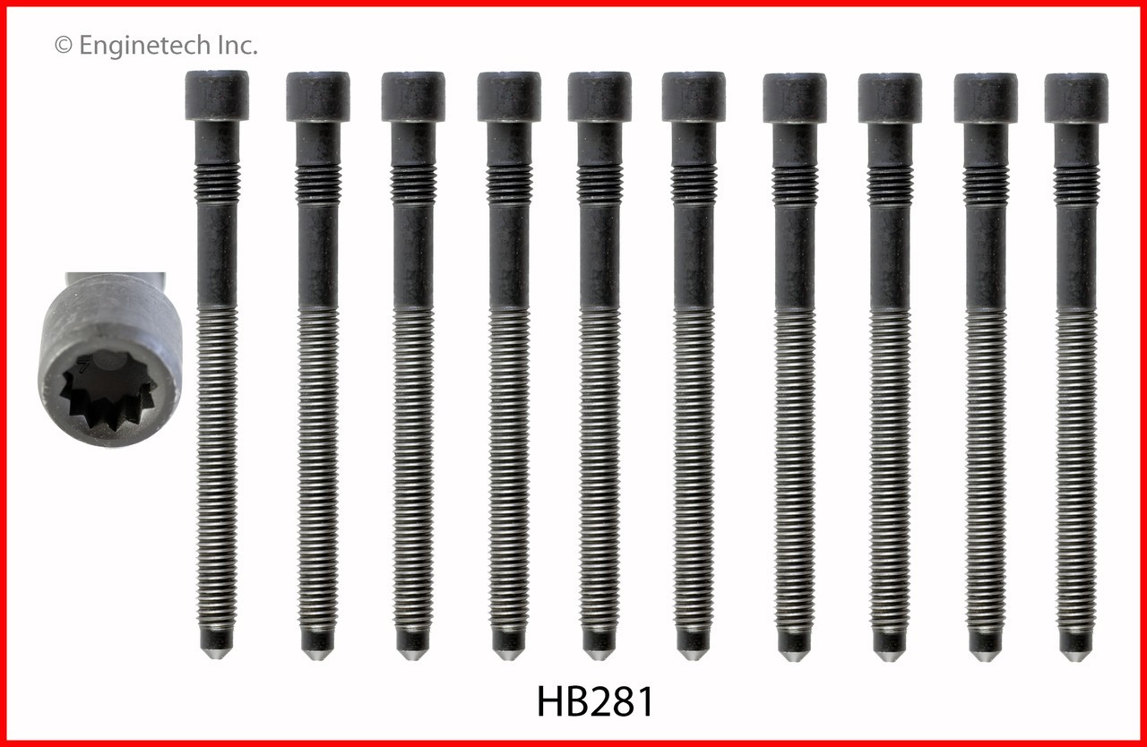2003 Audi A8 Quattro 4.2L Engine Cylinder Head Bolt Set HB281.P14