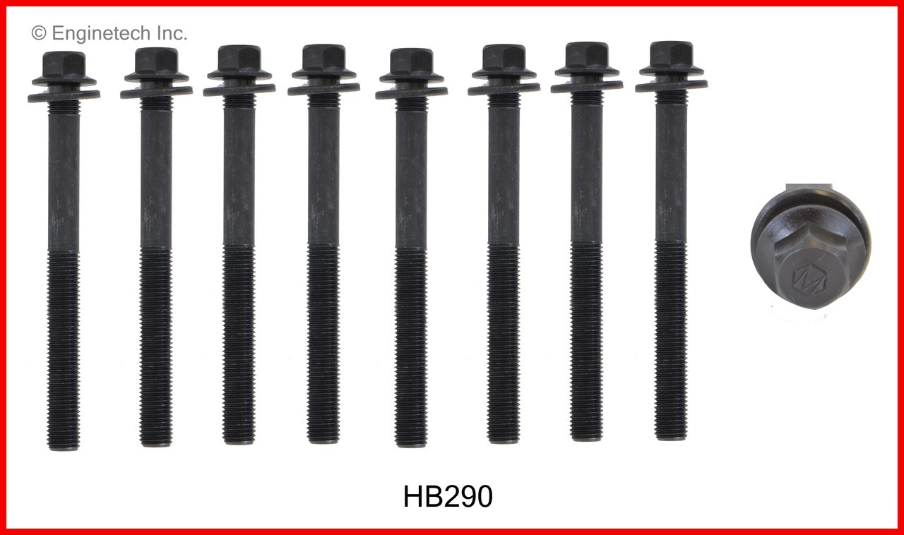 2014 Jeep Grand Cherokee 3.6L Engine Cylinder Head Bolt Set HB290.P41