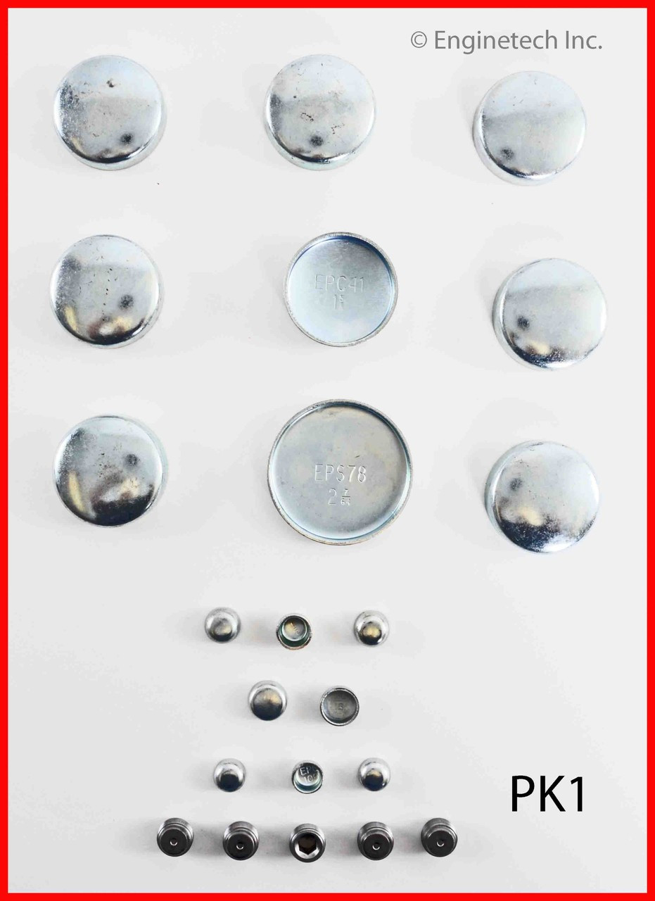1986 Chevrolet C20 5.7L Engine Expansion Plug Kit PK1.P2333
