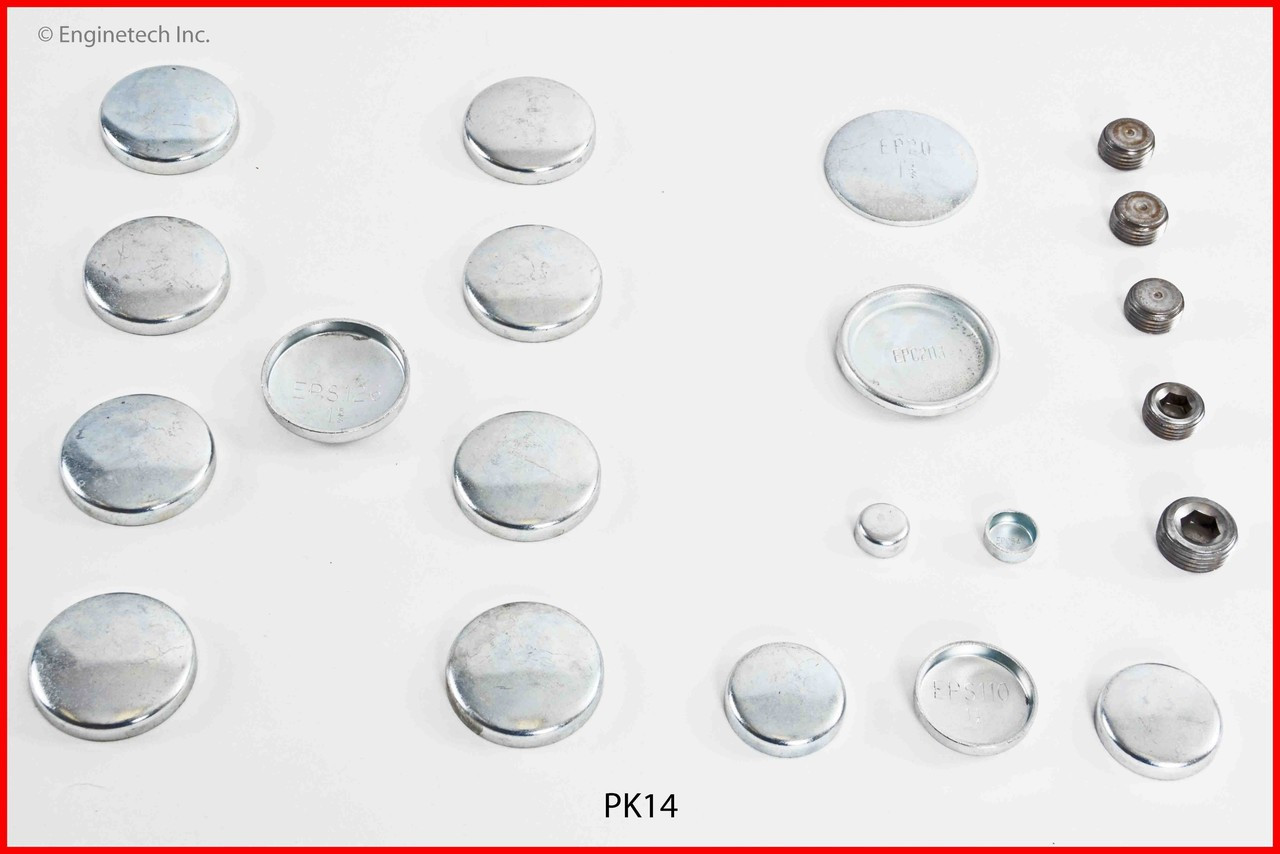1998 Jeep Grand Cherokee 5.2L Engine Expansion Plug Kit PK14.P1640