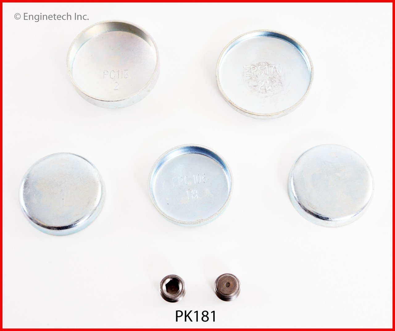 1993 Jeep Cherokee 2.5L Engine Expansion Plug Kit PK181.P38