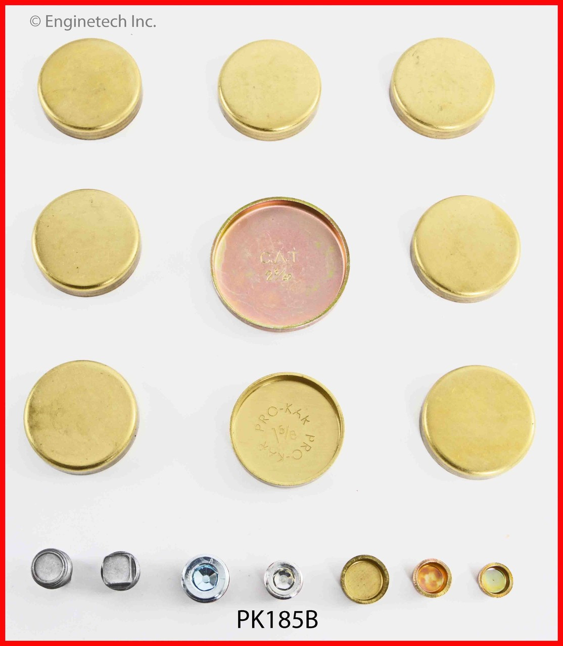 1991 Chevrolet G10 4.3L Engine Expansion Plug Kit PK185B.P146