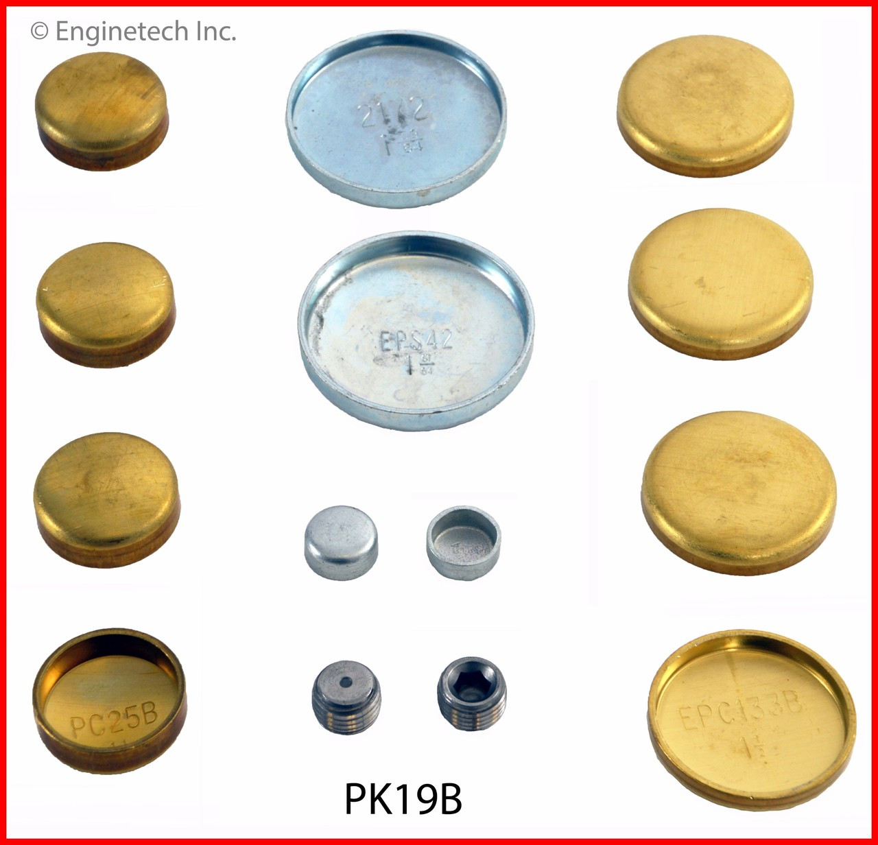 1990 Buick Reatta 3.8L Engine Expansion Plug Kit PK19B.P310