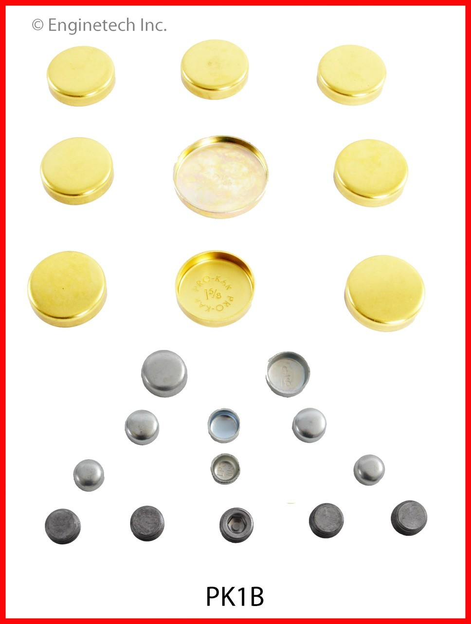 1994 Pontiac Firebird 5.7L Engine Expansion Plug Kit PK1B.P2844