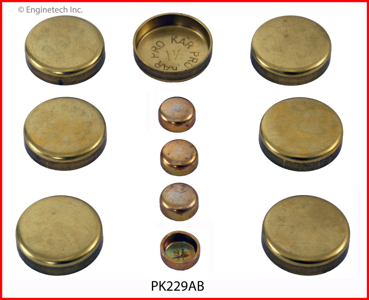 1989 Ford E-250 Econoline Club Wagon 7.3L Engine Expansion Plug Kit PK229AB.P6