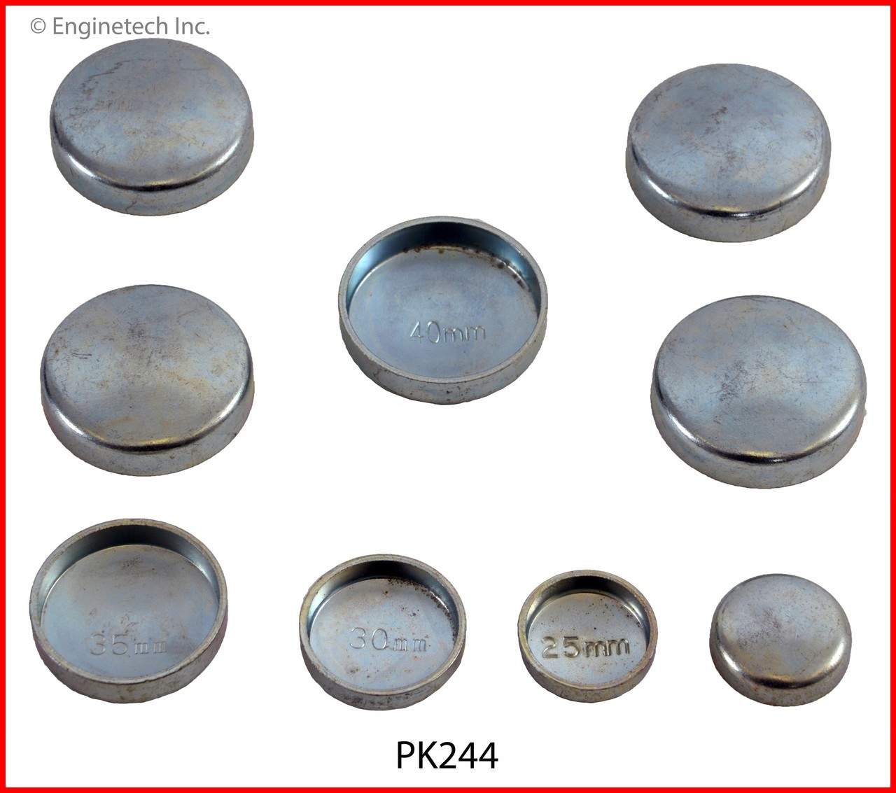 1992 Pontiac Grand Am 3.3L Engine Expansion Plug Kit PK244.P21