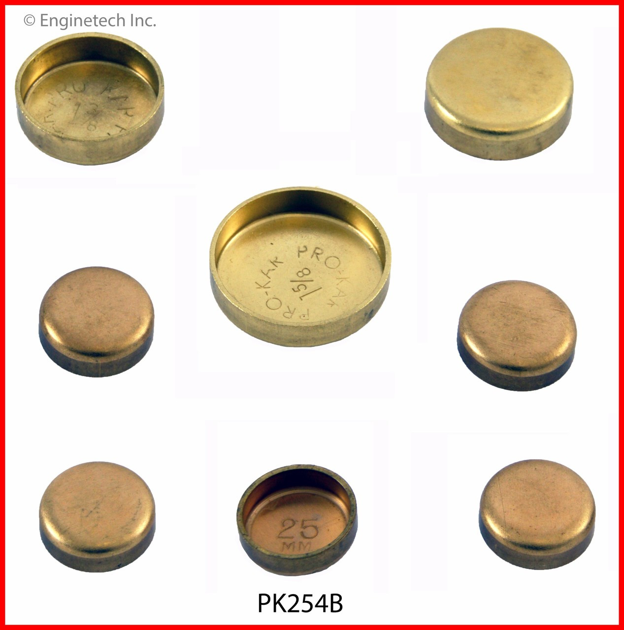 1992 Mitsubishi Montero 3.0L Engine Expansion Plug Kit PK254B.P60