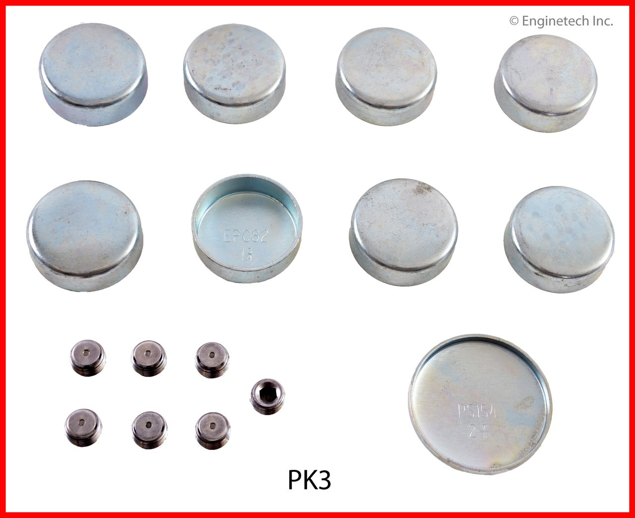 1985 Chevrolet K20 Suburban 7.4L Engine Expansion Plug Kit PK3.P697