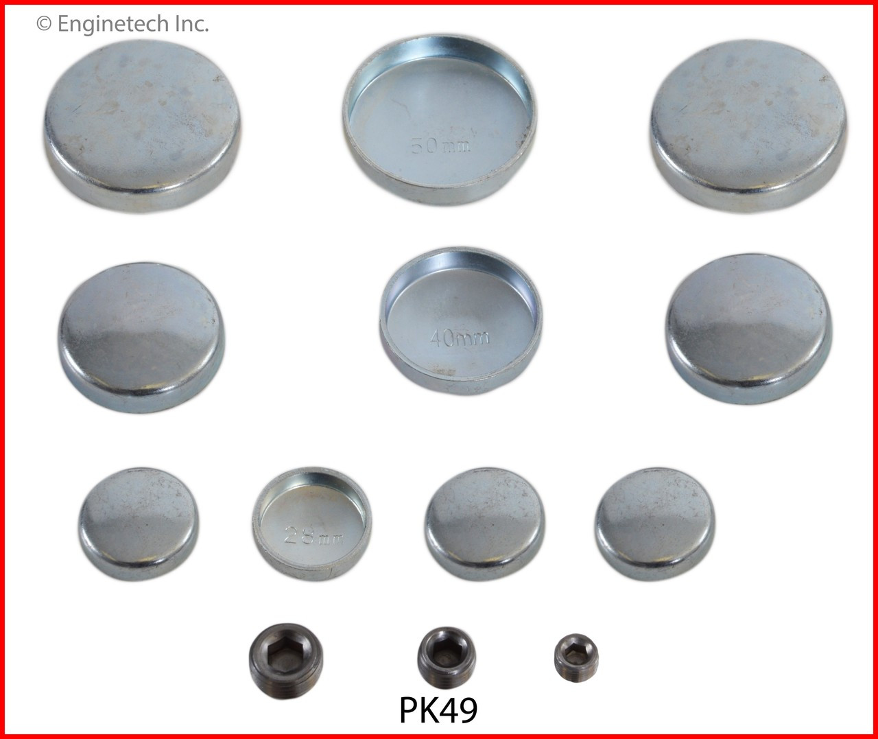 1986 Plymouth Conquest 2.6L Engine Expansion Plug Kit PK49.P97