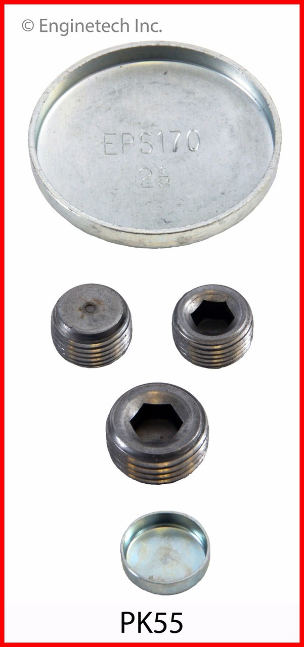 1986 Cadillac Commercial Chassis 4.1L Engine Expansion Plug Kit PK55.P12
