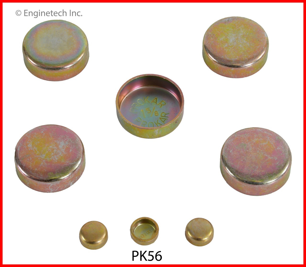 1989 Plymouth Horizon 2.2L Engine Expansion Plug Kit PK56.P233