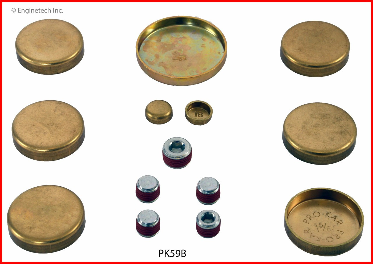 1997 Chevrolet C1500 Suburban 6.5L Engine Expansion Plug Kit PK59B.P541
