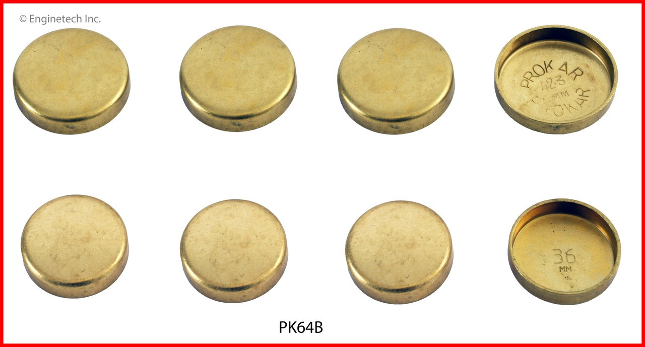 1992 Chevrolet Corsica 2.2L Engine Expansion Plug Kit PK64B.P9