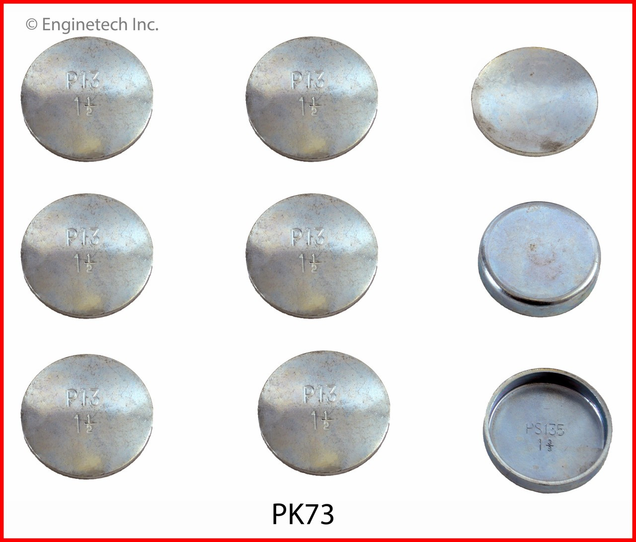 1986 Ford E-250 Econoline Club Wagon 6.9L Engine Expansion Plug Kit PK73.P17