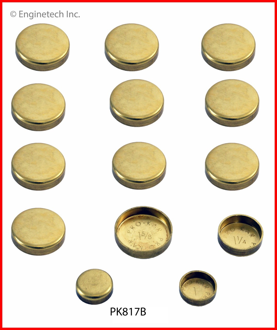 1994 Dodge Ram 3500 8.0L Engine Expansion Plug Kit PK817B.P2