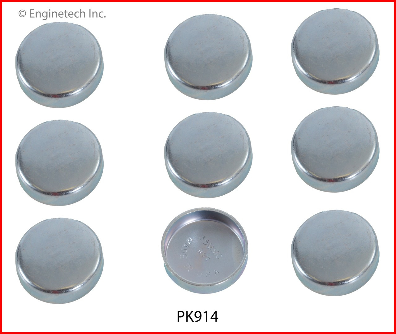 1999 Mitsubishi Mirage 1.8L Engine Expansion Plug Kit PK914.P176