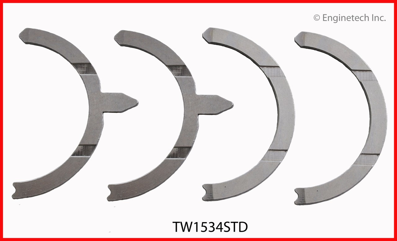 2008 Toyota Solara 3.3L Engine Crankshaft Thrust Washer TW1534STD.P79