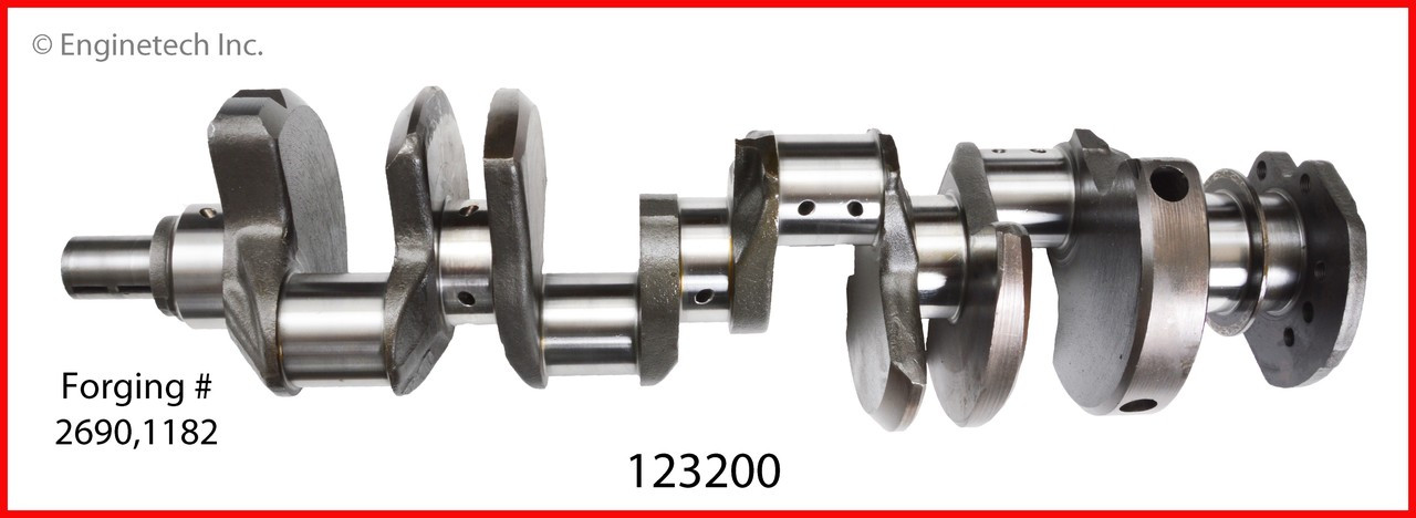 1985 GMC P3500 5.7L Engine Crankshaft Kit 123200.P929