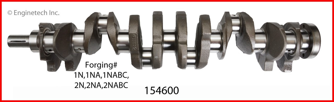 1988 Ford F-350 4.9L Engine Crankshaft Kit 154600.P293