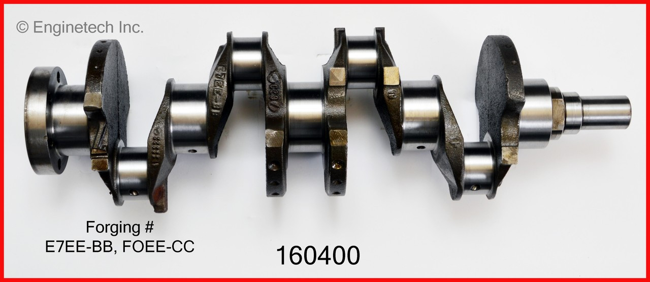 1991 Ford Escort 1.9L Engine Crankshaft Kit 160400.P14