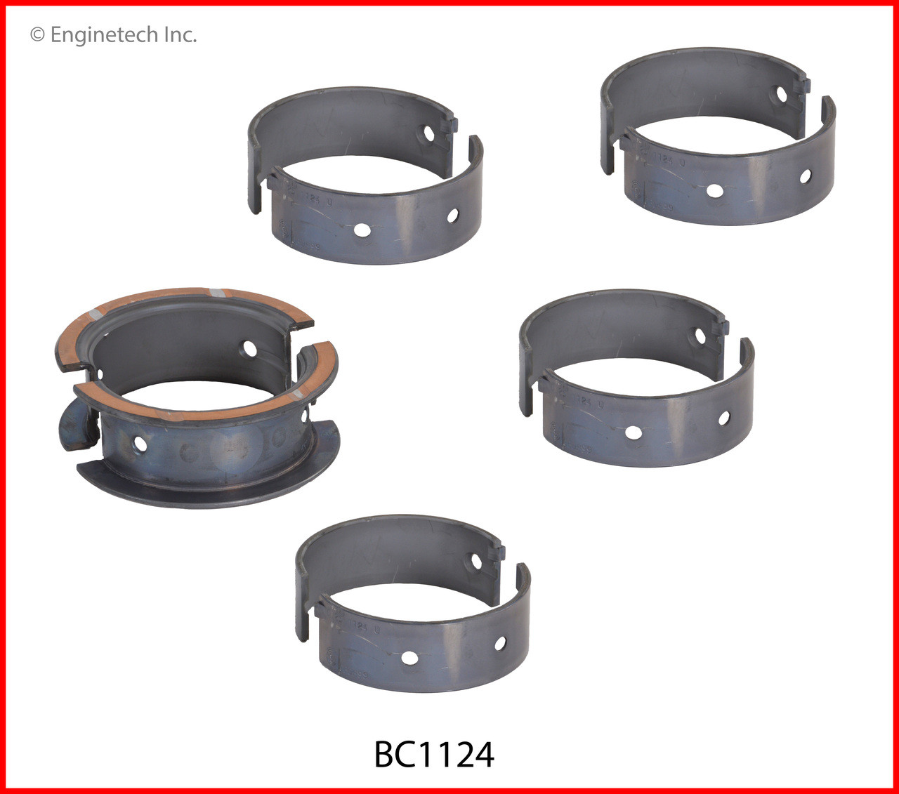 1991 Plymouth Colt 1.5L Engine Crankshaft Main Bearing Set BC1124.P153