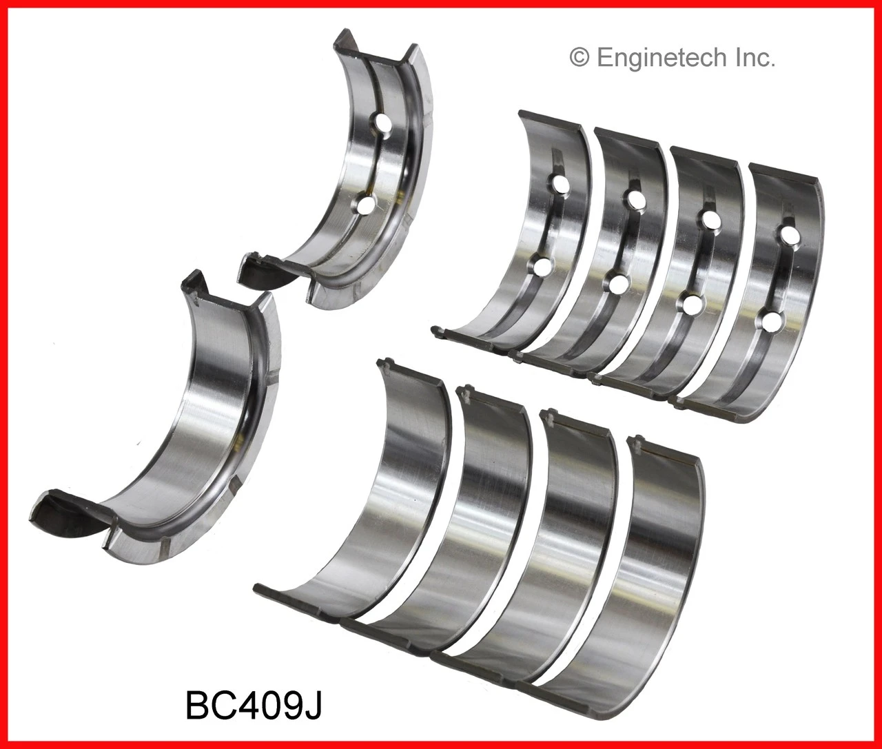 2009 GMC Yukon 6.2L Engine Crankshaft Main Bearing Set BC409J.P2476
