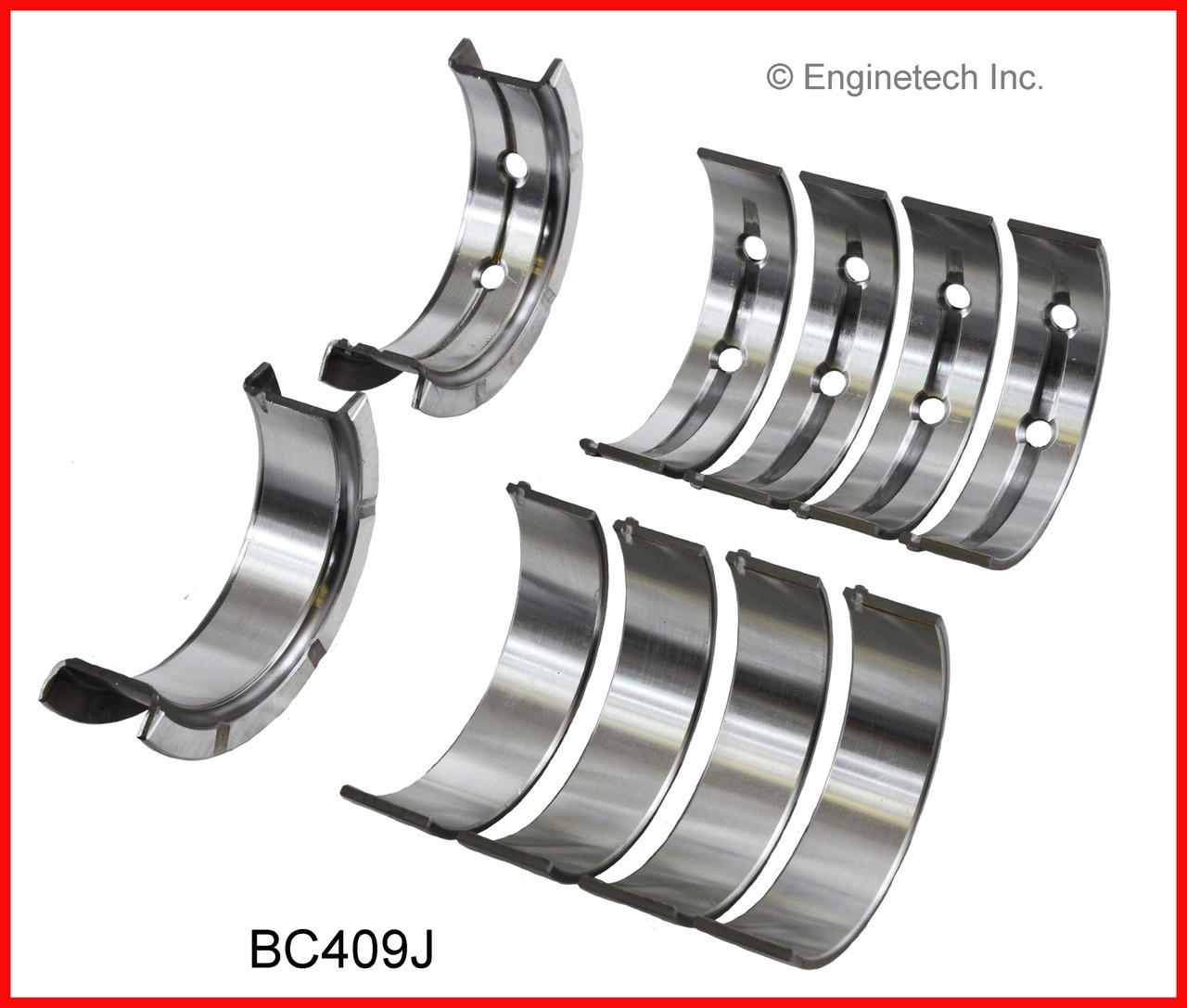 2013 Chevrolet Silverado 3500 HD 6.0L Engine Crankshaft Main Bearing Set BC409J.P3392