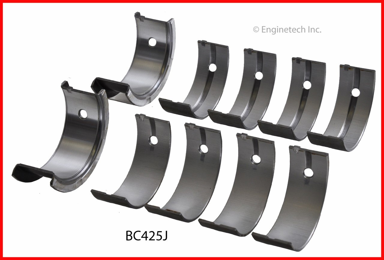1985 Mitsubishi Starion 2.6L Engine Crankshaft Main Bearing Set BC425J.P352