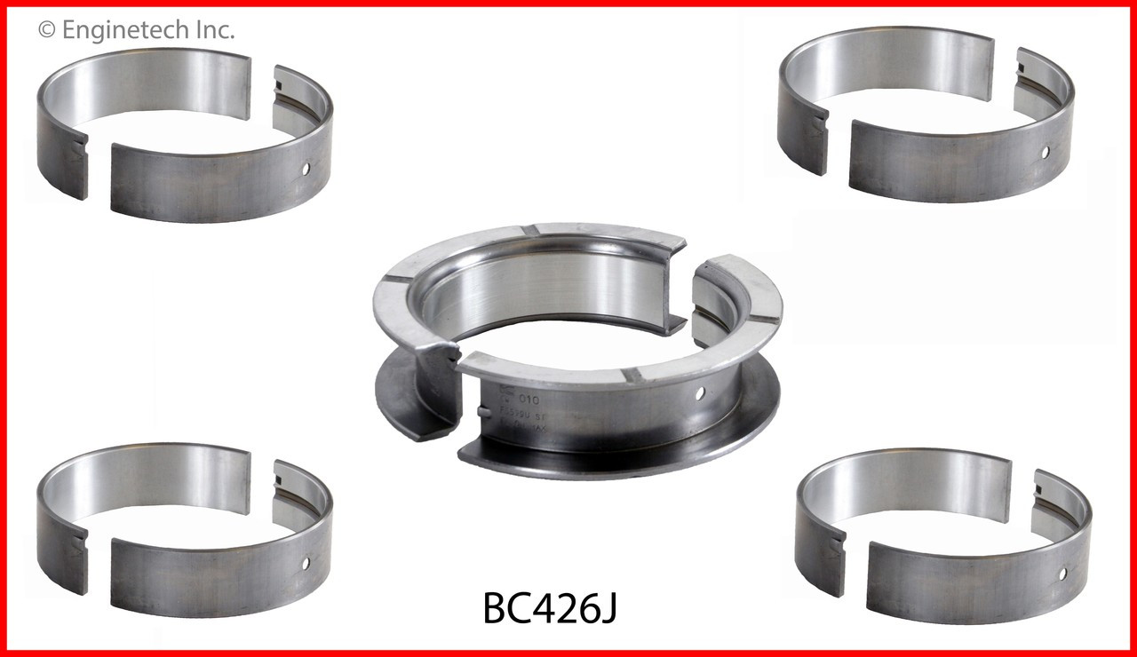 1990 Ford E-250 Econoline Club Wagon 7.3L Engine Crankshaft Main Bearing Set BC426J.P148