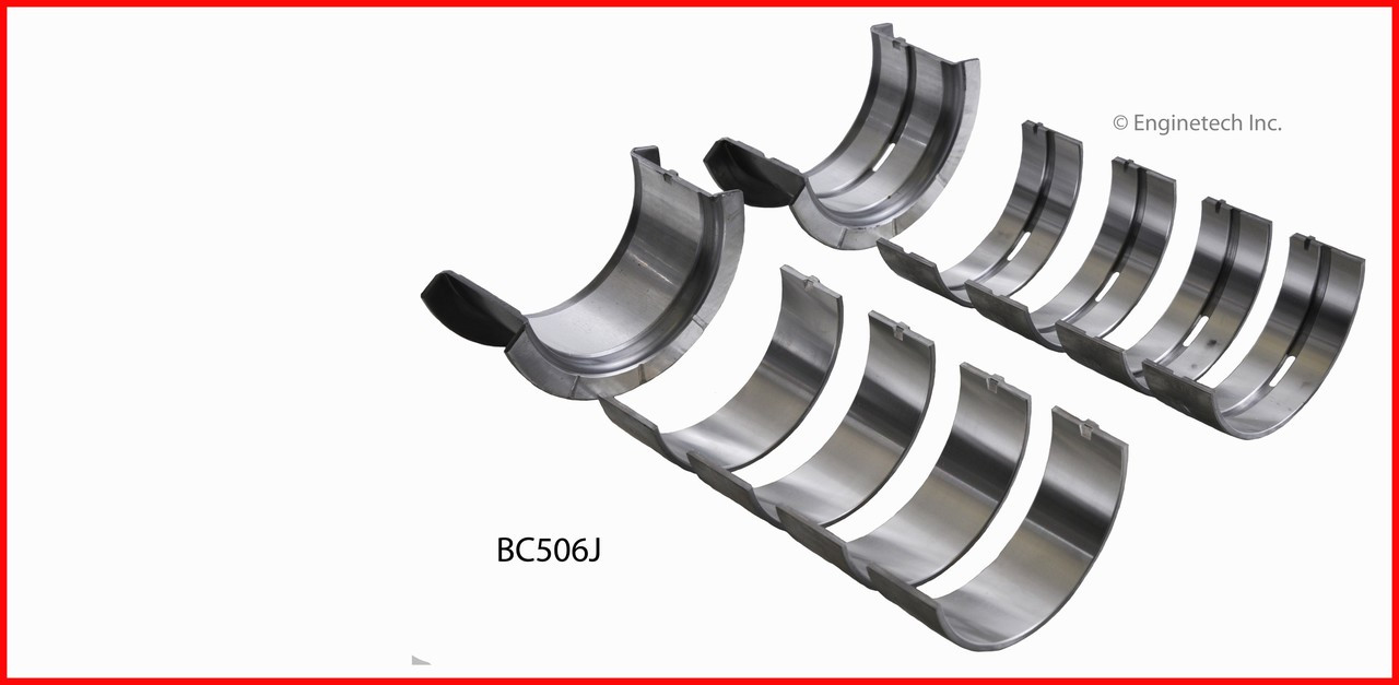 2002 Chevrolet B7 8.1L Engine Crankshaft Main Bearing Set BC506J.P33