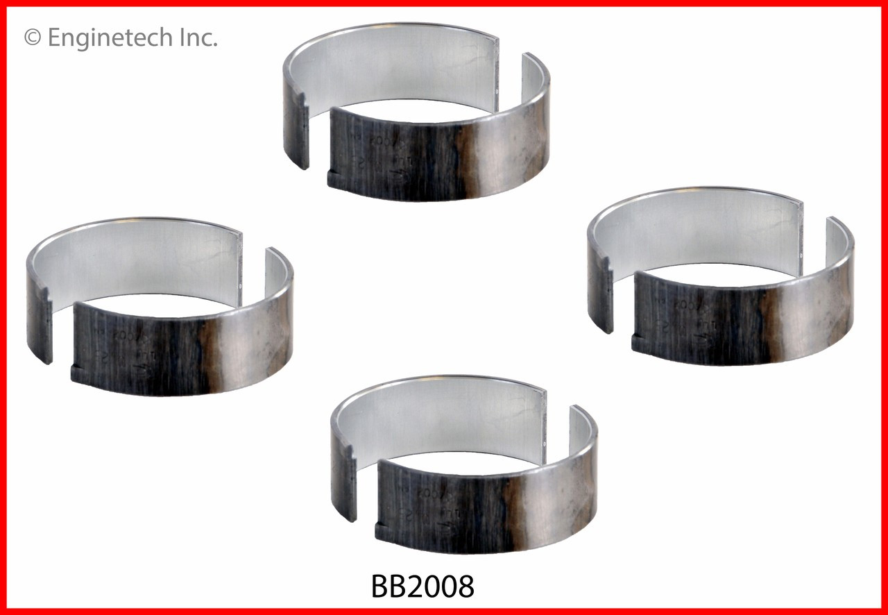 1989 Mazda 323 1.6L Engine Connecting Rod Bearing Set BB2008.P24