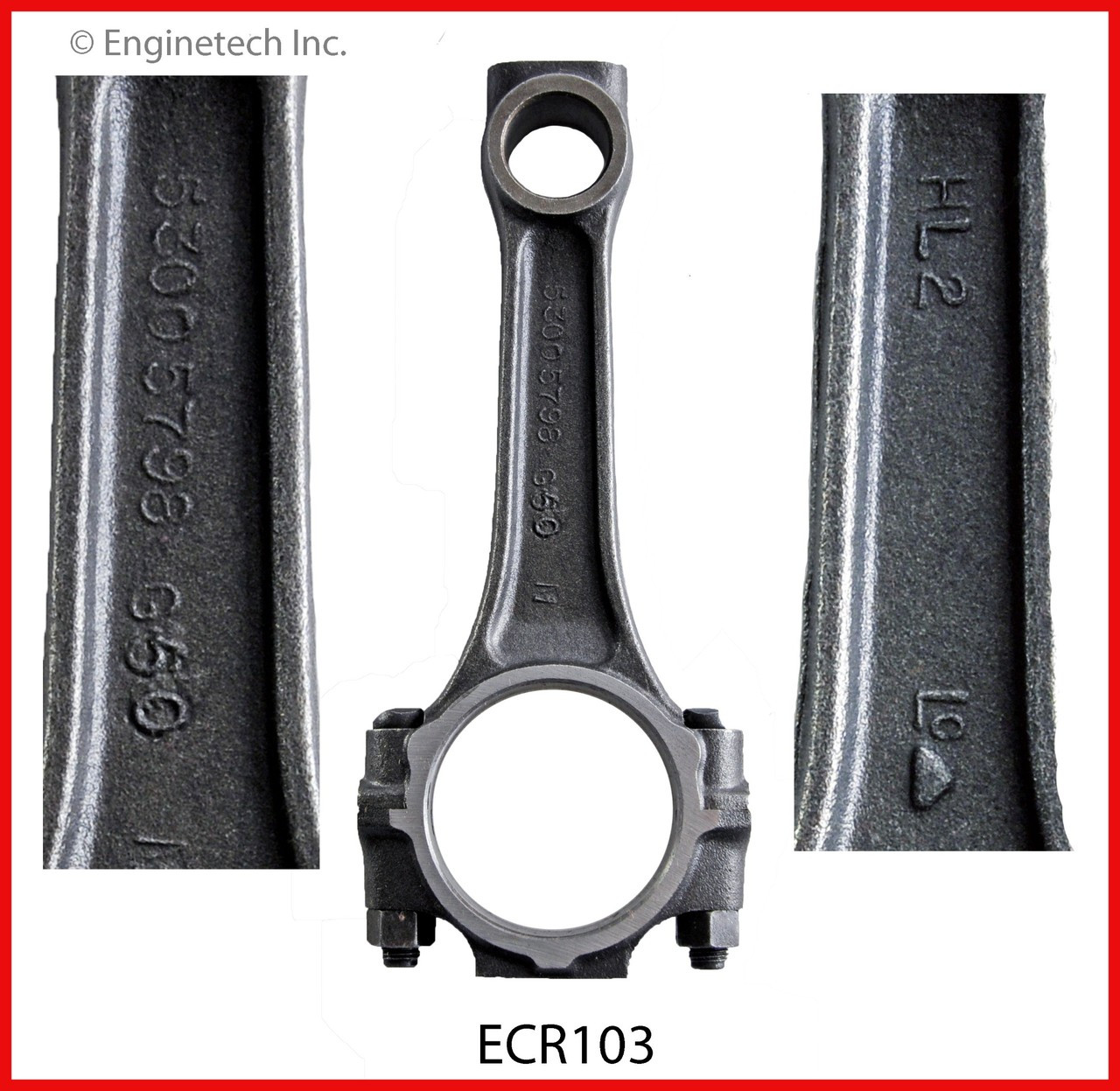 2003 Dodge Ram 1500 Van 5.2L Engine Connecting Rod ECR103.P314