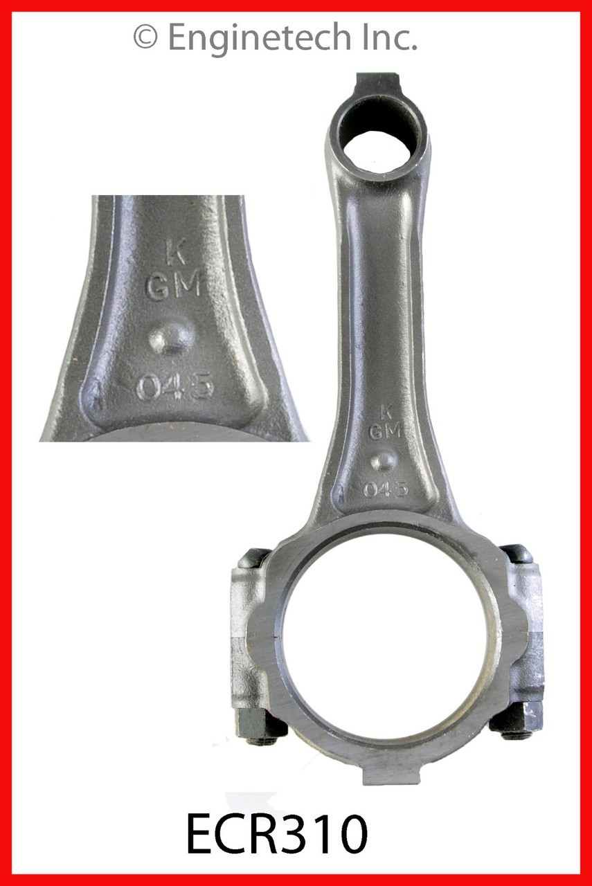 1991 GMC C1500 4.3L Engine Connecting Rod ECR310.P13