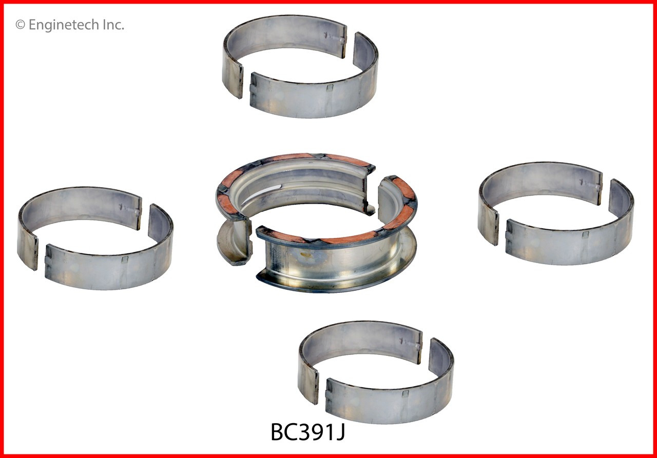 Crankshaft Main Bearing Set - 1985 Ford E-150 Econoline Club Wagon 5.8L (BC391J.K406)