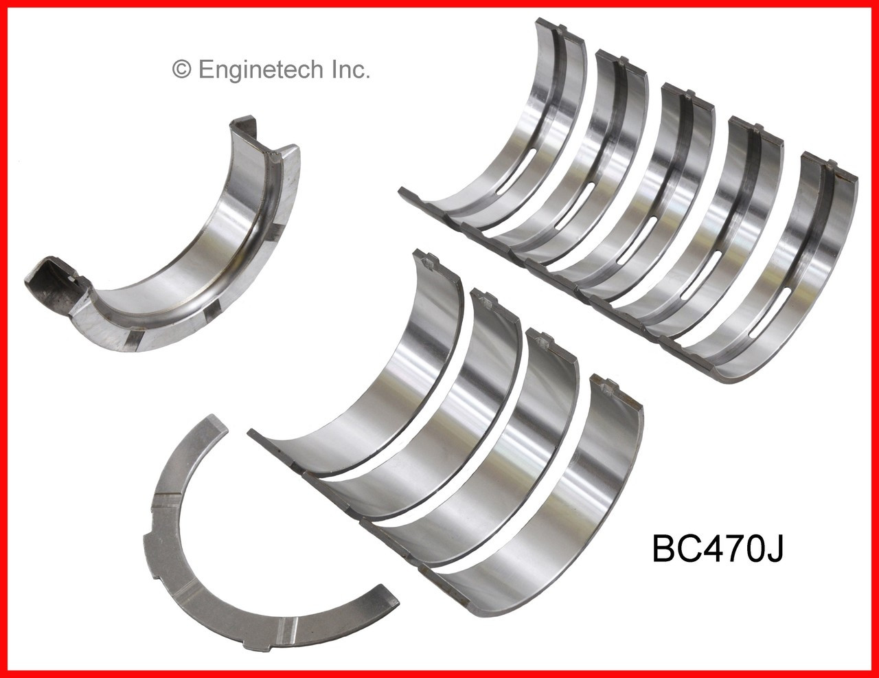 Crankshaft Main Bearing Set - 1998 Ford E-150 Econoline Club Wagon 4.6L (BC470J.K164)