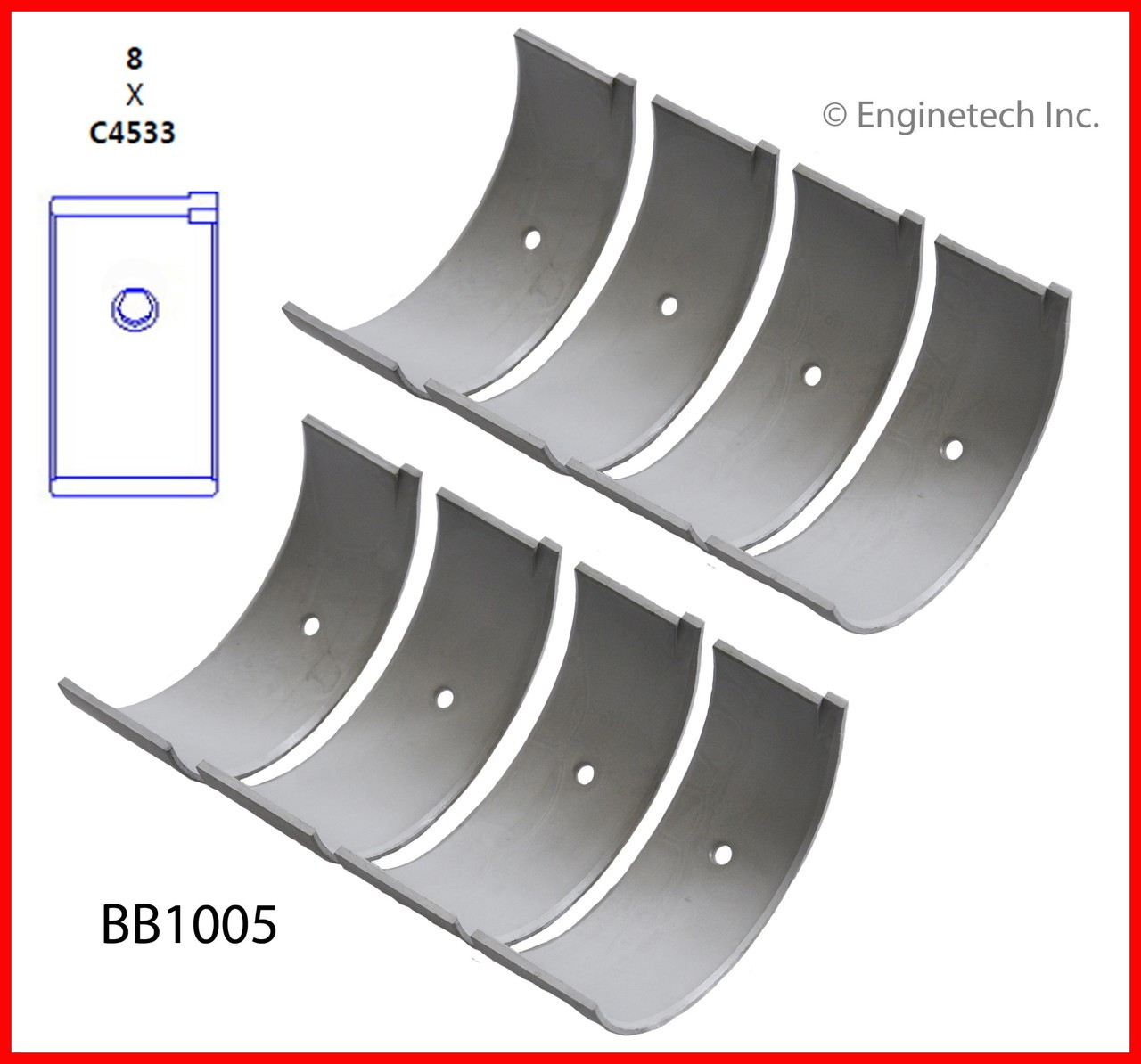 Connecting Rod Bearing Set - 2002 Nissan Sentra 2.5L (BB1005.A4)