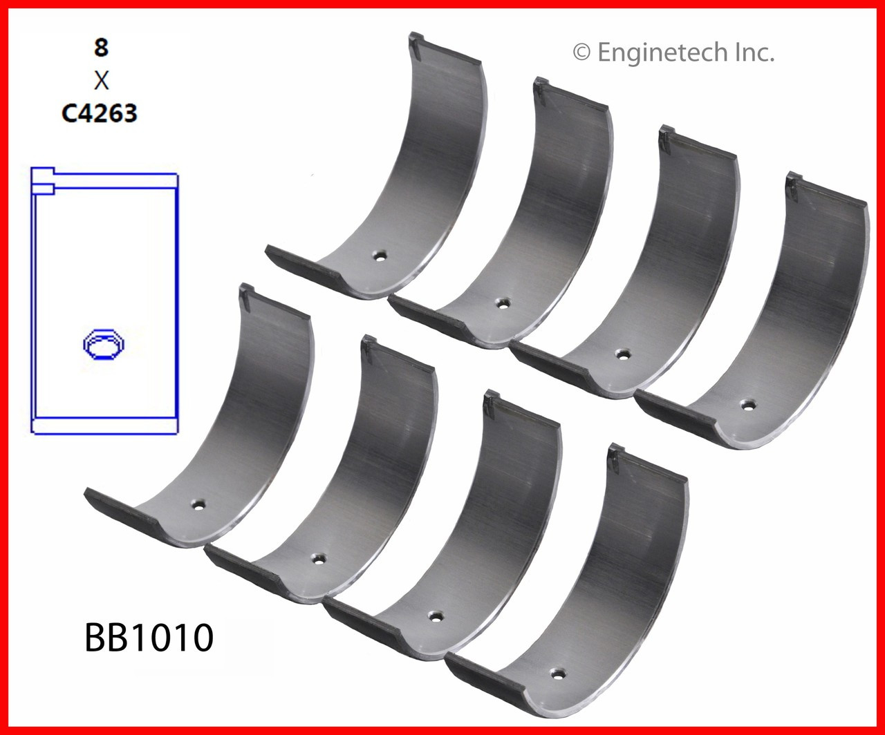 Connecting Rod Bearing Set - 2001 Chevrolet Prizm 1.8L (BB1010.C24)