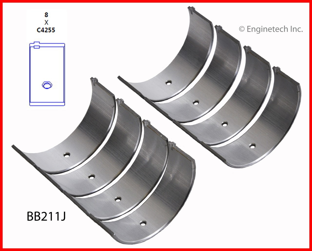 Connecting Rod Bearing Set - 1999 Chevrolet Cavalier 2.4L (BB211J.F54)