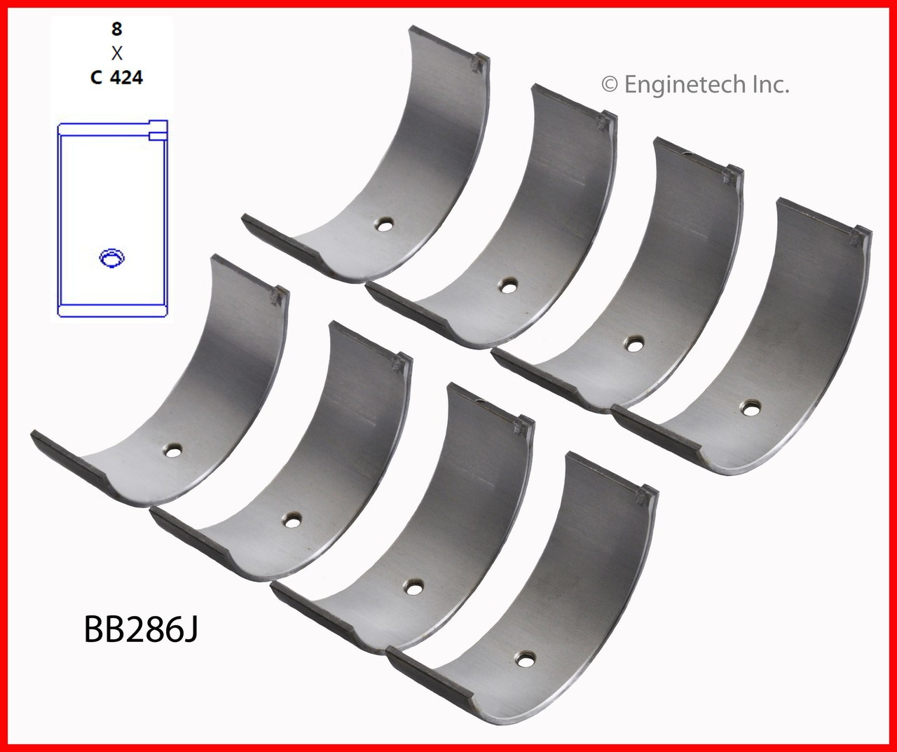 Connecting Rod Bearing Set - 1985 Dodge Caravan 2.2L (BB286J.K284)