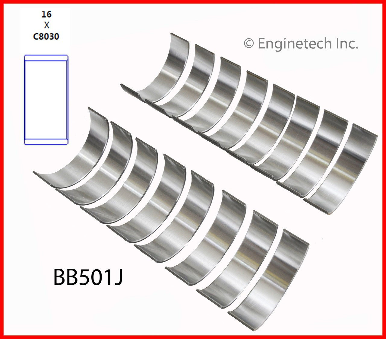 Connecting Rod Bearing Set - 2002 Dodge Dakota 4.7L (BB501J.C25)